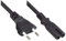 Kabelmeister EURO-Netzkabel - 1 m - Euro-Stecker Typ C (gerade) an C7/Euro 8 Buchse (gerade) - KUPFERLEITER - 0,75 mm² - für TV, Konsole, Radio, Netzteil - SCHWARZ - Qualitätware vom KABELMEISTER