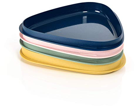 Light my Fire Picnic Plates - Camping Plate Set - 4 Pack Stack Plate - Picnic Camp Plates - Hiking Plate - Plastic Plates Reusable - Outdoor