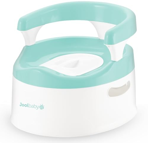 Jool Baby Potty Chair for Toddler Toilet Training - Splash Guard & Back Support (Aqua)