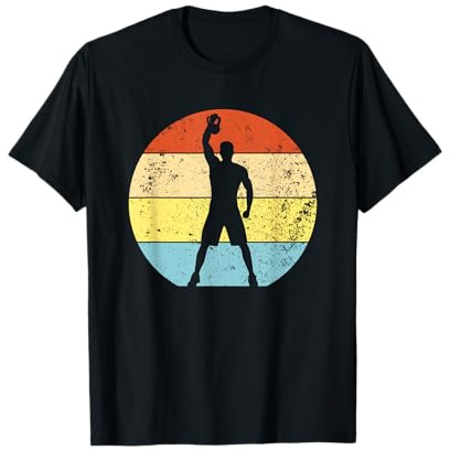 Kettlebell Workout Vintage Retro Used-Design Geschenk T-Shirt