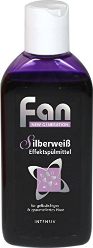 Fan Silberweiß Effektspülmittel das Original | Effektspülung 100 ml | Anti-Gelbstich (1 Stück)