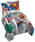 Jay Franco Marvel Avengers Comic Cool 5 Piece Twin Bed Set - Includes Comforter & Sheet Set - Bedding Features Captain America, Spiderman, Iron Man, Hulk, Thor - Super Soft (Official Marvel Product)
