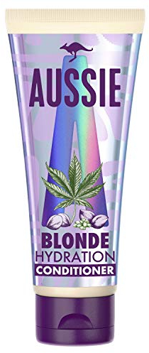 Aussie, Blonde Hydration Conditioner with Hemp Seed Extracts and Wild Plum for Dull and Dry Hair, Nourishes and Brings Shine to Your Hair, 200 ml