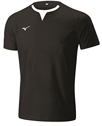 Mizuno Authentic Rugby Shirt M für Herren, Herren, Unterhemd, 32EA8A11, schwarz, L