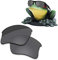 Acefrog AR Beschichtete Polarisierte Ersatzgläser für Oakley Flak Jacket XLJ Sonnenbrillen - Pitch Black
