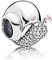 Fit Original Pandora Armband Charm 925 Sterling Silber Funkelnde Schnecke Für Kristallperlen Diy Schmuckherstellung