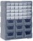 vidaXL Multi Schubladen Organizer 39 Schubladen Kleinteilemagazin Sortierkasten Sortierbox Sortimentsbox Sortimentskasten 38x16x47cm