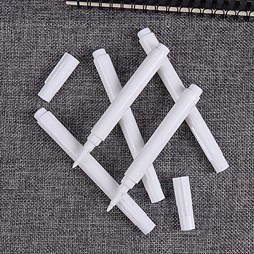 Set mit 20 Weißen Kreidestiften, Staubfrei, Waschbar, Flüssig Löschbare Wasserkreide auf Wasserbasis für Tafel, Fenster, Glas