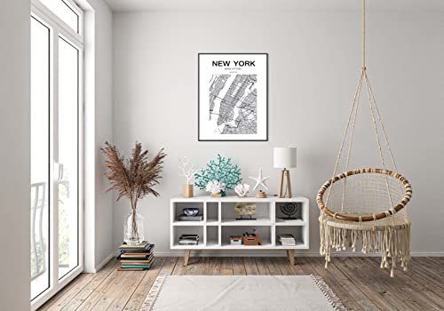 Handmade By Stukk New York Karte Manhattan Schlafzimmer Welt Wandkunst Zuhause Dekor Druck Poster