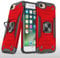 MHtech Shockproof Case for iPhone 7/8/SE with Ring Kickstand, Military Protective Phone Case Cover with Magnetic Car Mount Holder, Bumper Armour Phone Cover for Apple iPhone 7/8/SE (Red)