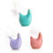 Logbuch-Verlag 3 Bunte Hühner Ostern Deko Figuren Osterdeko aus Keramik kleines Ostergeschenk für Kinder & Erwachsene 6 cm