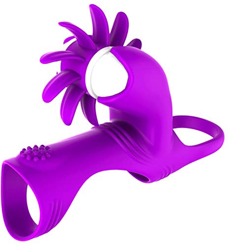 TYDAY Rotation Oral Vibrator Penisring Vibration Mit 10 Vibrationsmodi Für Sie G-Punkt Klitoris stimulation Penisringe Cock Ringe Zunge Lecken Nippel Sexspielzeug Frauen Paare