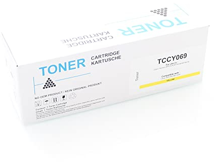 ABC Kompatibler Toner (MIT CHIP) für Canon 069 Y Gelb I-Sensys LBP673Cdw MF752Cdw MF754Cdw