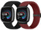 Vodtian Geflochtenes Armband Kompatibel mit Fitbit Versa 4/Versa 3/Sense 2/Sense Armband für Damen Herren, Elastisch Verstellbar Nylon Solo Loop Uhrenarmband für Fitbit Versa 4/Versa 3/Sense 2/Sense