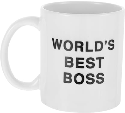 Taza De Cerámica Dunder Mifflin Para Café Diseño Con Mejor Jefe Taza De Oficina Divertida Para Parejas Y Amantes Del Té