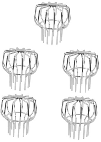 Gadpiparty 5St Verstopfungshemmender Blattfilter Regenrinne Fallrohr Sieb Sieb Dachrinnenabdeckungen bodenablauf filter laubfangsieb Bodenfiltersieb Regenschirme Rostfreier Stahl