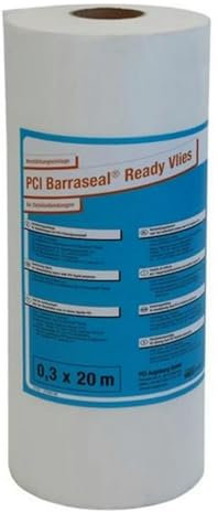 PCI Barraseal Ready Vlies 0,3 m x 20 m Abdichtungsvlies, für Detailanbindungen, Wasserfest, Weiß