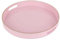 Fuukou Dekoratives Tablett, elegantes, rundes Kunststoff-Serviertablett mit Griffen, runde Ottoman-Tabletts, Couchtisch-Tabletts für Wohnzimmer, Heimdekoration, 33 cm, Rosa
