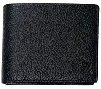 ZUNDOOZ Wallet for Men Cyrus Men's Designer Leather Slim Wallet with Coin Pocket, Black