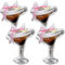 Charnoel 4 Pcs Realistic Giant Martini Glass Balloon Party Decorations 39 x 33.5 Inch Foil Balloons for Bachelorette, Birthday, Hen Party Dirty Martini Theme, Bikinis and Martinis Decorations