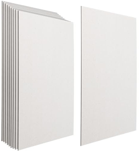 Gadpiparty 20sheets Cardboard Paper Grey Chipboard Sheets Thick Cardboard Paper for DIY Bookbinding Crafts