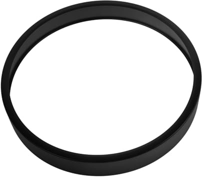 iplusmile Metallrahmen für Wanduhren 12 Zoll, Schmal, Rund, Goldfarben | Quarzuhr Rahmen, Dünne Kante, Fein Poliert, Dekoratives Zubehör für Hängeuhr, Schwarz