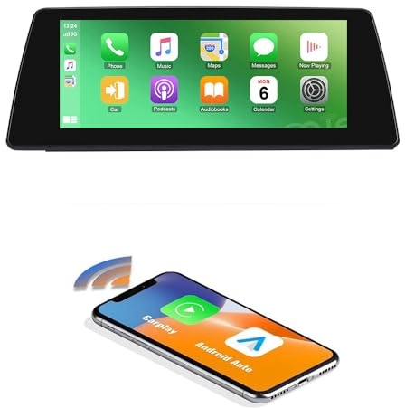 Android Autoradio Mit GPS Navigation HD Touch Display mit Carplay Auto Radio für BMW X5 E53 3.0d 3.0i 4.4i 4.6is 4.8is/BMW 5er E39 M5 Wagon 520d 520i 525td 535i 525i 525iT 528i 530i 530d 540i 540i