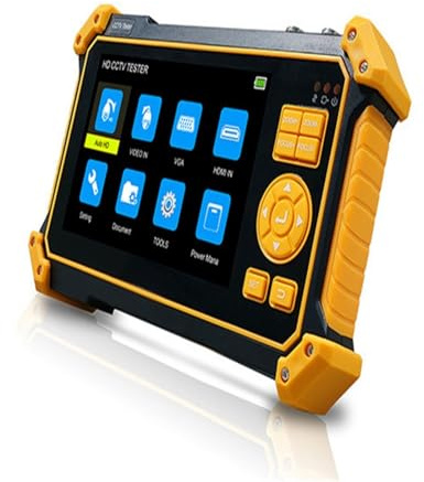 Tester di videosorveglianza coassiale AHDCVITVISDI da 5 pollici Engineering Treasure HD-3200 con ingressi HDMI e VGA Test rapidi