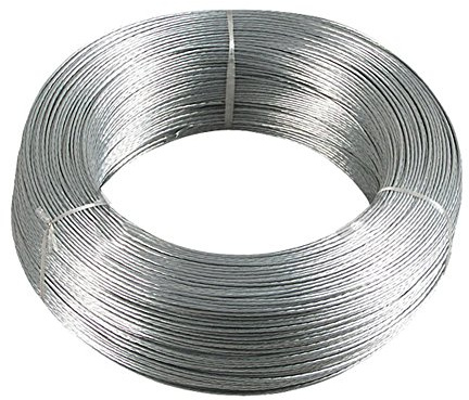 Alambre de acero trenzado, galvanizado, rlx de 200 m – 108100