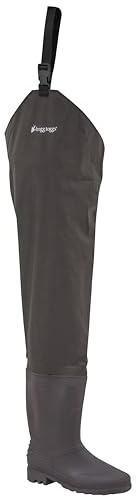 FROGG TOGGS Men's Rana Ii Pvc Bootfoot Hip WaderRana II PVC Bootfoot Hip Wader
