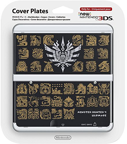 Coque Monster Hunter 4 Ultimate - noire pour New Nintendo 3DS