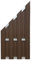 EVERFLOOR Garten Zaun Sichtschutz Zäune WPC mit Alu Streben 90 x 180 / 90 cm