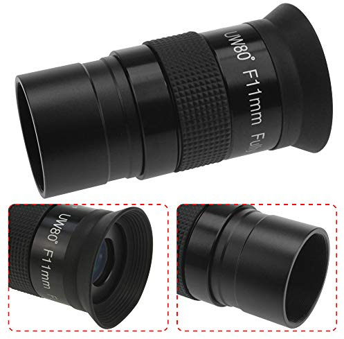 astromania vollständig mehrfachvergütete 3,2 cm untra-wide 80 Grad Okular für Teleskop – f11 mm