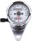 Motorrad Tacho Odometer LED Digital Moped Tachometer Messgerät Hintergrundbeleuchtung Signallicht Tachometer Geschwindigkeits Lehre 2 Farben (Farbe : Sliber)