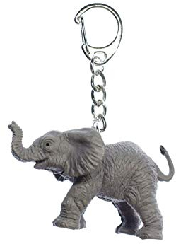 Miniblings éléphant pachyderme Porte-clé Porte-clés - Pendentif Bijoux Faits à la Main, Je Porte-Clef Porte-Clef - Enfant Pachyderme