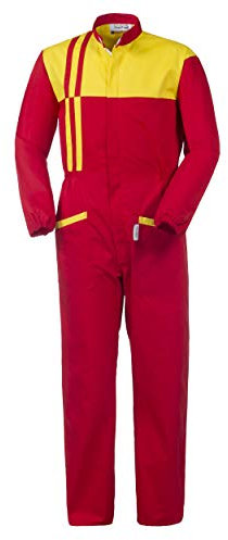 Rossini Trading A4200720S Tuta Berlino, Rosso/Giallo, S