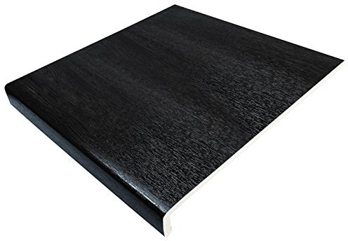 300mm Black Ash UPVC Window Board/Cill Cover 1.25m Long 9mm Thick Plastic Window Sill Capping