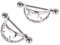 Thobu Lot de 2 piercings de téton pour femme - Pour Halloween