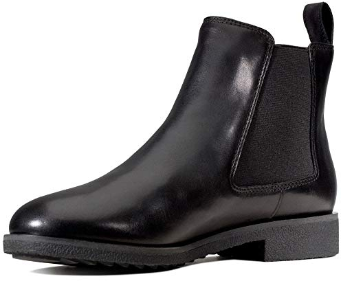 Clarks Damen Griffin Plaza Chelsea Boots, Schwarz (Black Leather), 37 EU