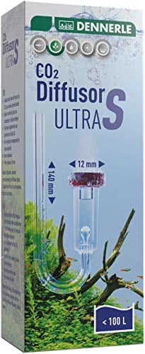 Dennerle Diffuseur de CO2 Ultra - Pour aquariums d'eau douce jusqu'à 400 litres