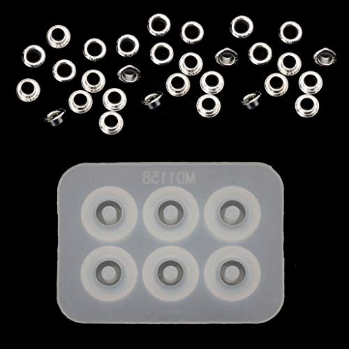 KERDEJAR Molde de Cuentas, un Paquete S925 Tapa de Cuentas Kit de Molde de Silicona para añadir una Pulsera de Cuentas joyería DIY