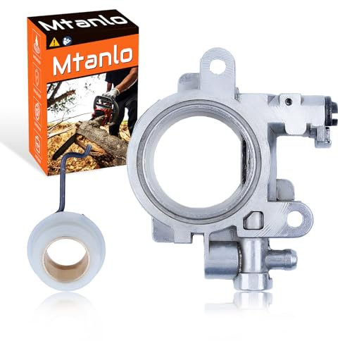 Mtanlo Pompa dell'olio con ingranaggio a vite senza fine per motoseghe Stihl MS290 MS390 MS310 MS311 MS391 MS390 029 039 1127 640 3204 1127 640 3200