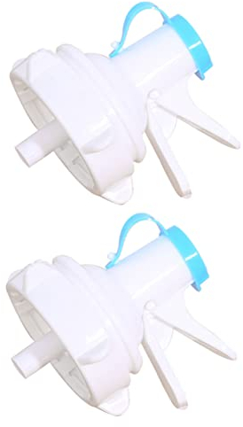 SEWOART 2PCS Robinets Distributeurs d'Eau Réutilisables en Plastique avec Anti-Poussière pour Bouteilles Accessoires de Support à Eau Parfait pour Bureau Maison et Camping Facile à Installer