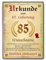Tigerlino® Personalisierte Urkunde zum 85. Geburtstag Geburtstagsurkunde Jahrgang 1940 Geschenk Männer Frauen 85 Jahre Geburtstagsgeschenk Geburtstagskarte 85. Geburtstag Geschenkidee personalisierbar