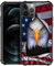 DAIZAG Hülle Kompatibel mit iPhone 14 Amerikanische Flagge Adler Handyhülle Stoßfest Weich TPU Handyhülle Cover Case für iPhone 14