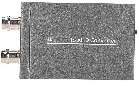 HDMI zu AHD Konverter, 1 In 2 Out HD 1080P HDMI zu AHD Adapter mit Koaxialem Konvertierungsschleifenausgang für HD CCTV Outdoor Home Camera System AHD DVR NVR Recorder