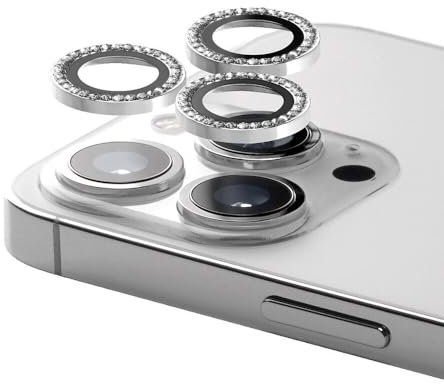 CASETiFY Camera Lens Gem [Easy Application] for iPhone 15 Pro/iPhone 15 Pro Max - Silver