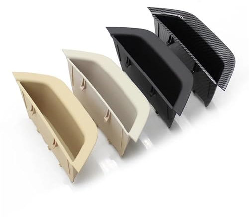 UTOYA Car Interior Door Handle LHD RHD Left Right Driver Door Plastic Pull Handle Armrest Panel Cover Trim For BMW For X3 For X4 F25 F26 2010-2016 Internal Handle (Color : RHD Black)
