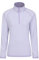 Mountain Warehouse Montana Fleecejacke für Damen aus Microfleece - Atmungsaktiver Fleece-Pullover für Damen, schnelltrocknend, warme Fleecejacke, Half-Zip - Outdoor Violett Damengröße EU 36
