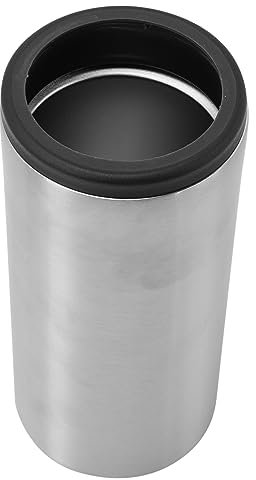 Milisten 1 Pc manga de botella de cerveza termo acero inoxidable botella termica acero inoxidable portàtils portátil aspiradora estante de cerveza tanque de vacío bebidas taza fría caucho